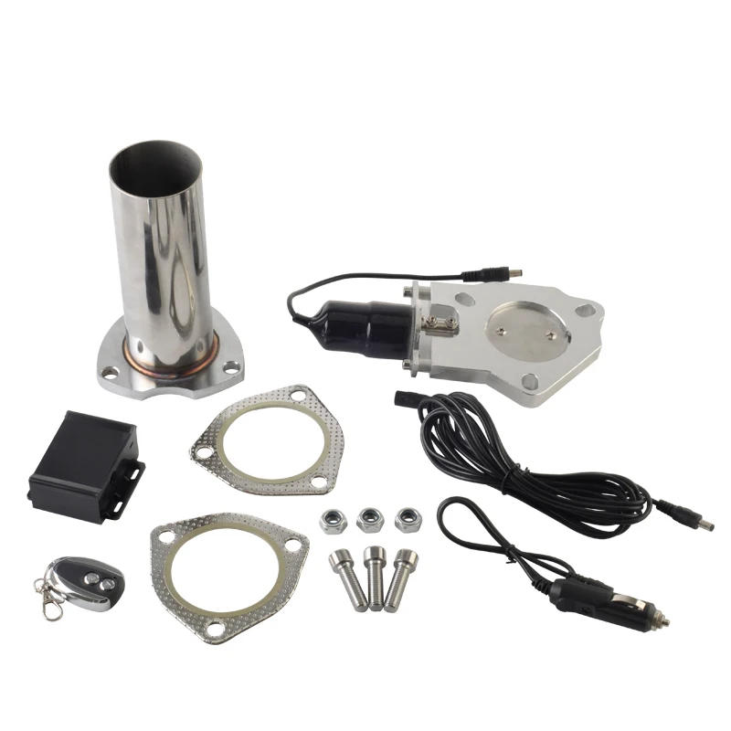 New 3 inch ss304 electric exhaust muffler valve cutout system remote switch controller dump exhaust cutout bypass valve KYS30R
New 3 inch ss304 electric exhaust muffler valve cutout system remote switch controller dump exhaust cutout bypass valve KYS30R