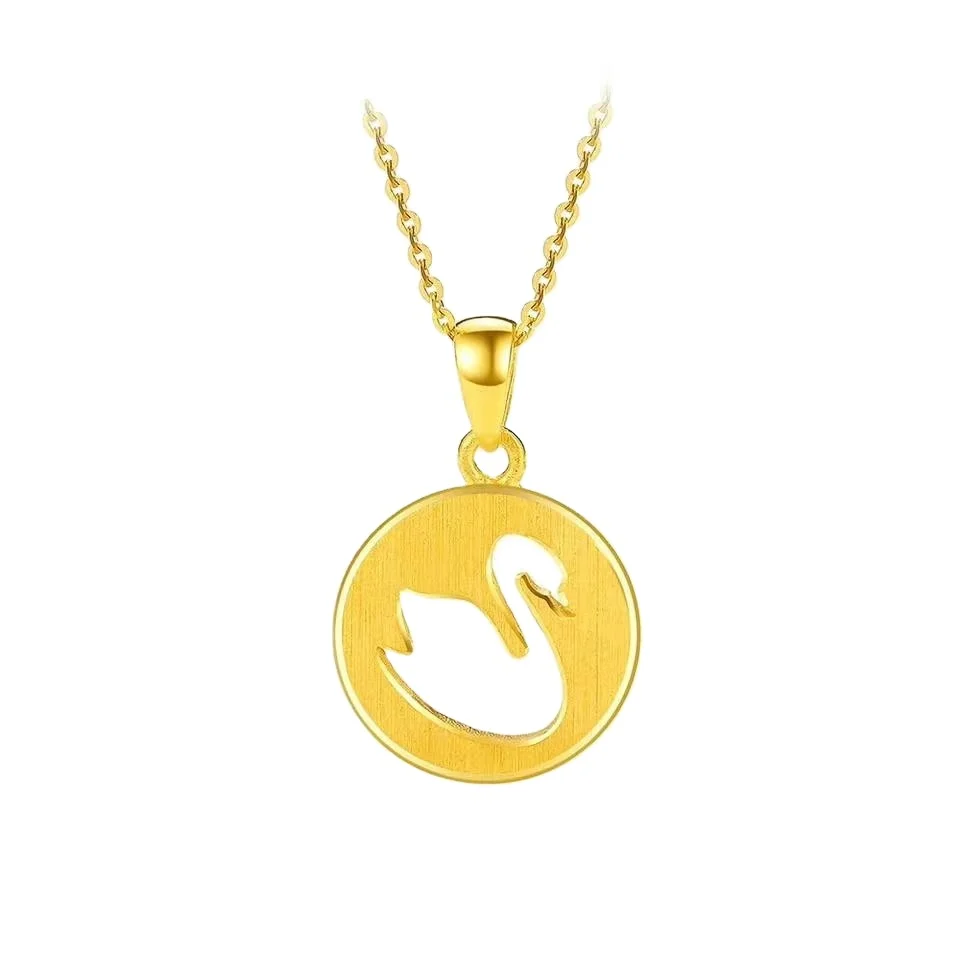 Autumn New Products Sand Gold Gold Women's Pendant Japanese And Korean Fashion Elegant Swan Necklace Douyin
Autumn New Products Sand Gold Gold Women's Pendant Japanese And Korean Fashion Elegant Swan Necklace Douyin
