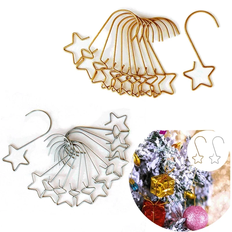 Free Shipping 20 pcs/lot Christmas Wreath Metal Star Decorations Hook For Christmas Tree Hanging Pendant Ornament
Free Shipping 20 pcs/lot Christmas Wreath Metal Star Decorations Hook For Christmas Tree Hanging Pendant Ornament