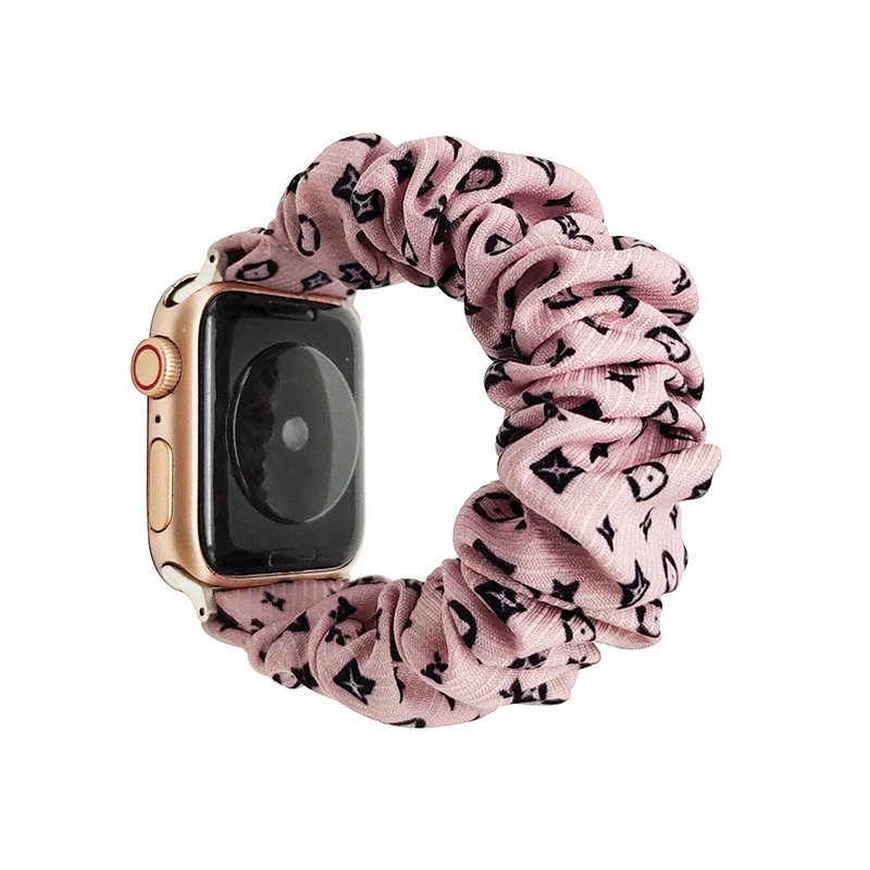 Elastic flower scrunchies elastic watch straps woman smart watch bands for apple watch series 44MM 38MM, Multi-colors for option
Elastic flower scrunchies elastic watch straps woman smart watch bands for apple watch series 44MM 38MM, Multi-colors for option