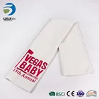 White Towels White Towels All Print With Logo Printed Soft Microfiber White Sport Towels