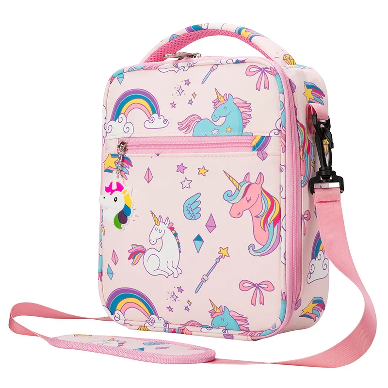 RTS in stock cute unicorn student school food lunch bag kids everyday meal carry heat keeping isolated shoulder cooler bag, Pink, blue
RTS in stock cute unicorn student school food lunch bag kids everyday meal carry heat keeping isolated shoulder cooler bag, Pink, blue