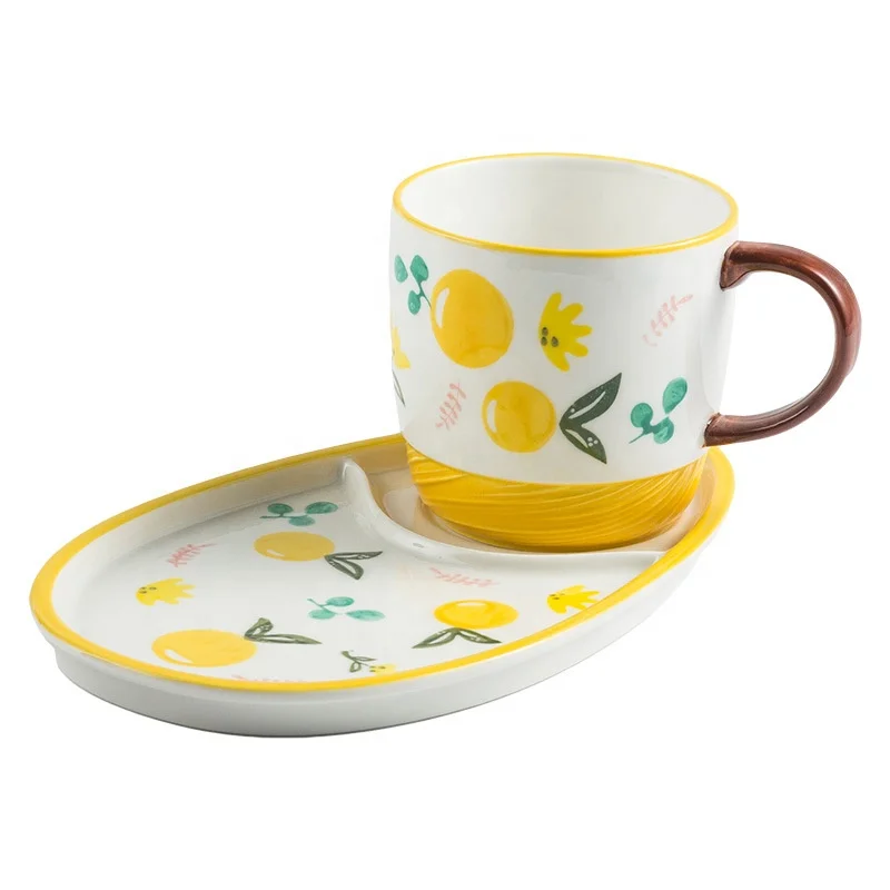 Ceramic breakfast cup tableware set household milk cup coffee cup afternoon tea heart plate snack plate
Ceramic breakfast cup tableware set household milk cup coffee cup afternoon tea heart plate snack plate