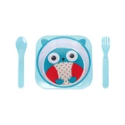 BPA free melamine bowl baby bowl set spoon fork kids dinner set