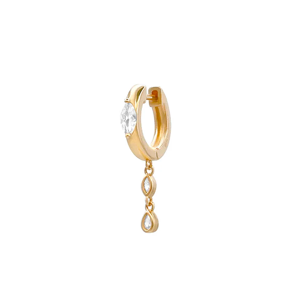 925 Sterling Silver Horse Eye Zirconia Chain Tassel Pendant Hoop Huggie Earrings CZ Pendant Earrings
925 Sterling Silver Horse Eye Zirconia Chain Tassel Pendant Hoop Huggie Earrings CZ Pendant Earrings