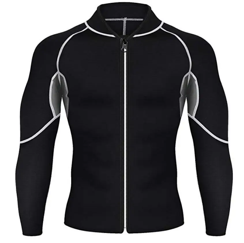 Men Exercise Sweat Hot Dress Shirt Sauna Suit Neoprene Slimming Fitness Jacket Gym Wear for Core Muscle Training M2072
Men Exercise Sweat Hot Dress Shirt Sauna Suit Neoprene Slimming Fitness Jacket Gym Wear for Core Muscle Training M2072