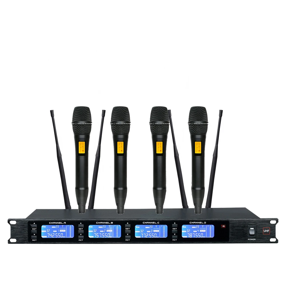 GAW-904 Professional 4 Channels Wireless system with Lavalie/headset outdoor performance wireless microphone
GAW-904 Professional 4 Channels Wireless system with Lavalie/headset outdoor performance wireless microphone