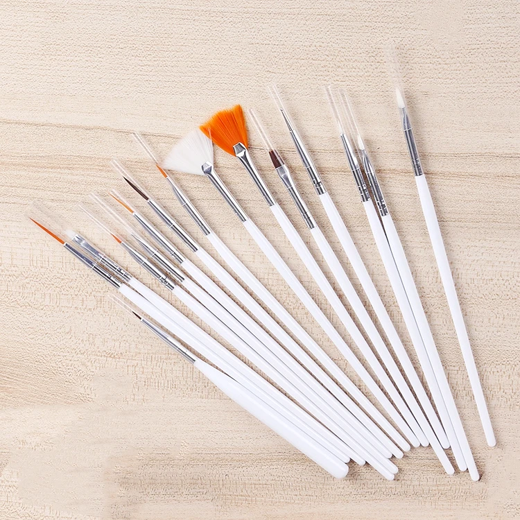 Nail Salon Various Size 15 Pcs Multi Nail Art Paint Drawing Line Brush Acrylic Nail Fine Brush Set, White,black, pink
Nail Salon Various Size 15 Pcs Multi Nail Art Paint Drawing Line Brush Acrylic Nail Fine Brush Set, White,black, pink