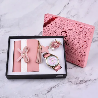 Latest designs fashion girl gift set 3pcs exquisite leather wallet belt brooch quartz ladies watch
Latest designs fashion girl gift set 3pcs exquisite leather wallet belt brooch quartz ladies watch