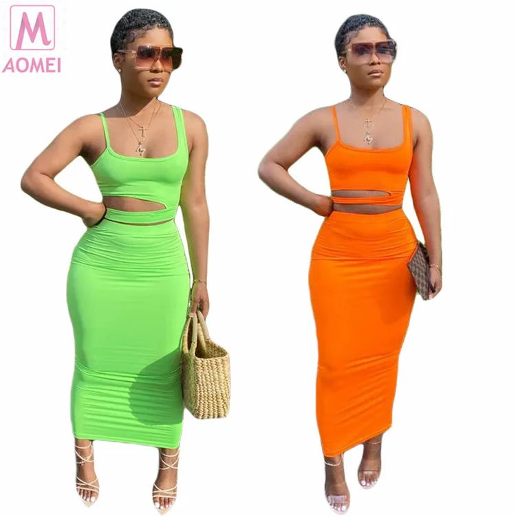 New Summer Sexy 2 Pcs Dress Outfits Skirt And Top Two Piece Set Women Clothing For Women
New Summer Sexy 2 Pcs Dress Outfits Skirt And Top Two Piece Set Women Clothing For Women