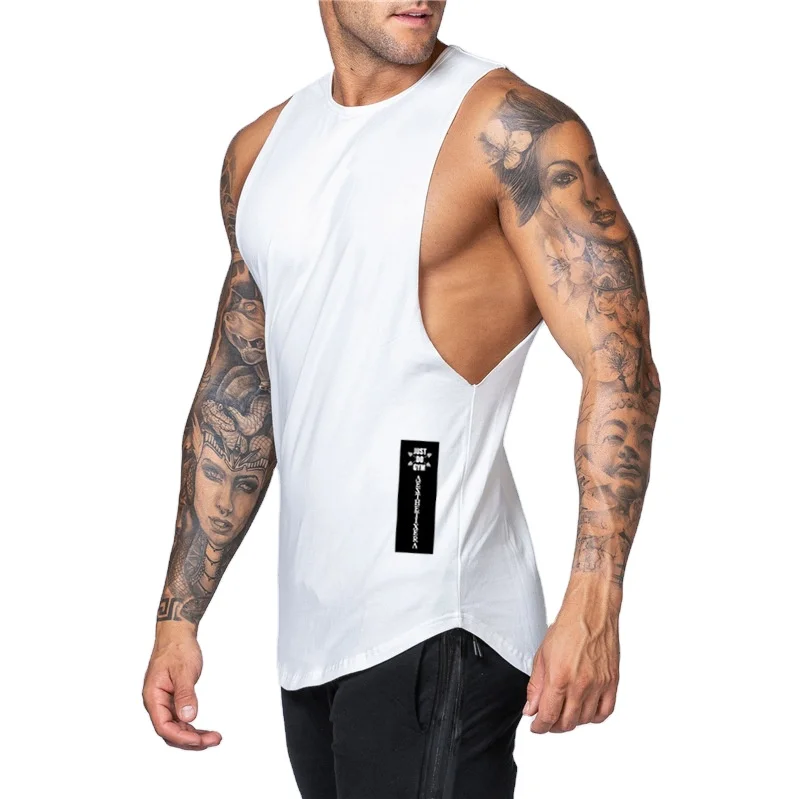 Amazon hot selling summer pure color muscle men short sleeveless round collar turtleneck loose fitness men's fitness t shirt, Customized colors
Amazon hot selling summer pure color muscle men short sleeveless round collar turtleneck loose fitness men's fitness t shirt, Customized colors