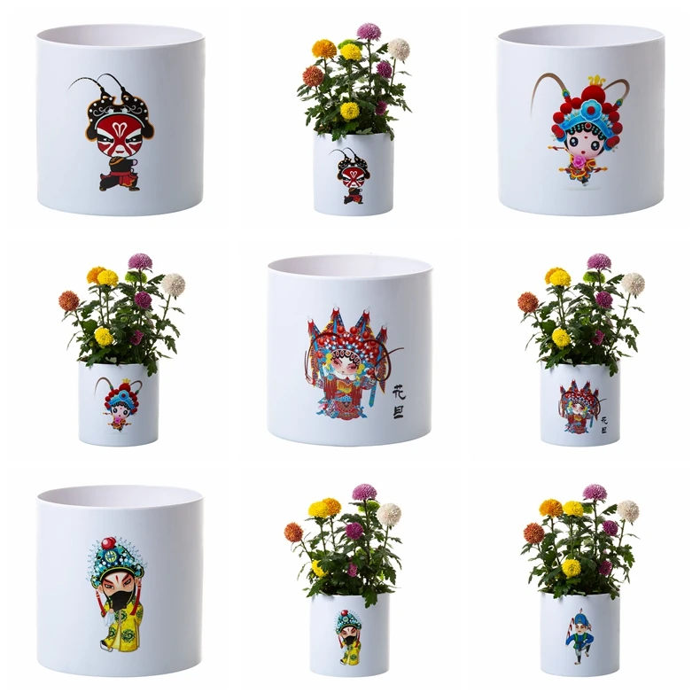 BEES Customize Your Pattern/logo Chinese Traditional Peking Opera Custom Flower Pot Planter
BEES Customize Your Pattern/logo Chinese Traditional Peking Opera Custom Flower Pot Planter