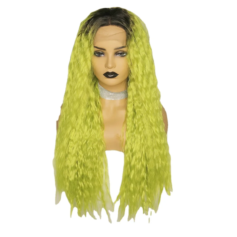 Synthetic Lace Wig Gradient gold Long Straight Hair Colorful High Temperature Resistant Wig Cosplay Halloween Amazon hot sale
Synthetic Lace Wig Gradient gold Long Straight Hair Colorful High Temperature Resistant Wig Cosplay Halloween Amazon hot sale