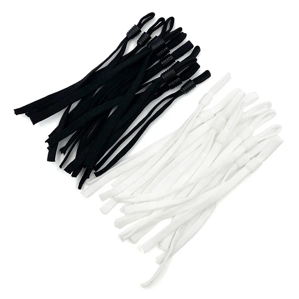 5 mm adjustable elastic band adjustable elastic rope adjustable ear loop elastic strap, White,balck,blue,pink,customized 
5 mm adjustable elastic band adjustable elastic rope adjustable ear loop elastic strap, White,balck,blue,pink,customized