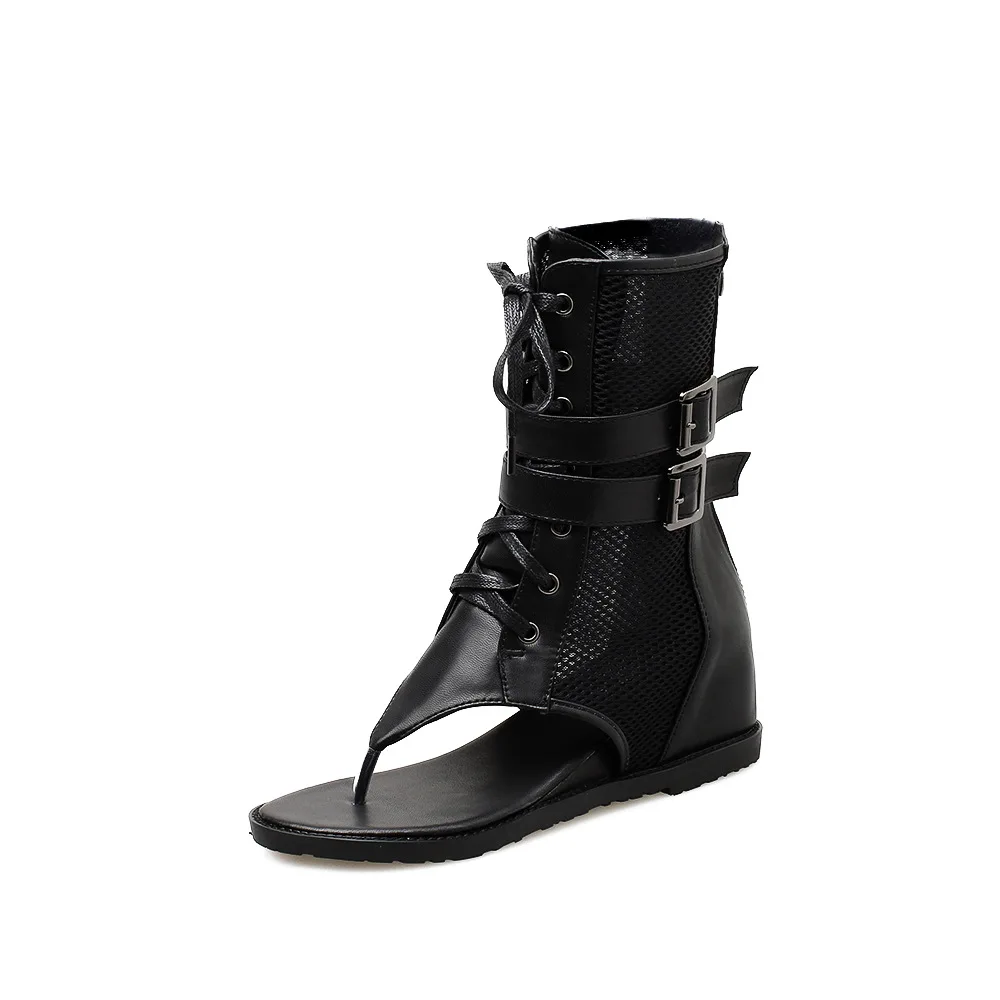 Sexy Black Women Flat Summer Boots 2021 Hot Zipper Women Shoes Open Toe Sandals Lace Up Ankle Boots Summer Shoes Size 35-40
Sexy Black Women Flat Summer Boots 2021 Hot Zipper Women Shoes Open Toe Sandals Lace Up Ankle Boots Summer Shoes Size 35-40