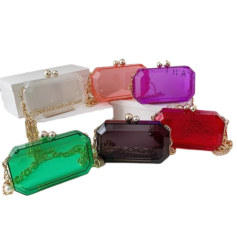 Fashion Acrylic Crystal Wedding Party Evening Handbags Clutch Bag Clear Jelly Bags Women Handbags, 6 color
Fashion Acrylic Crystal Wedding Party Evening Handbags Clutch Bag Clear Jelly Bags Women Handbags, 6 color