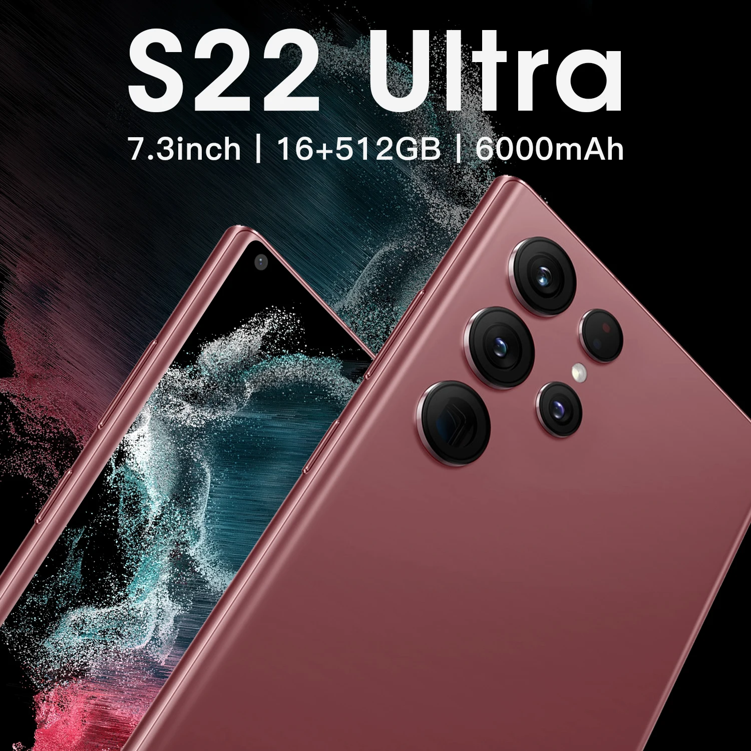 2022 Hot Sell Galaxy S22 Ultra 5g Phone 7.3 Inch 16GB+ 512GB Android Smartphone Android 10.0 Mobile Phones
2022 Hot Sell Galaxy S22 Ultra 5g Phone 7.3 Inch 16GB+ 512GB Android Smartphone Android 10.0 Mobile Phones