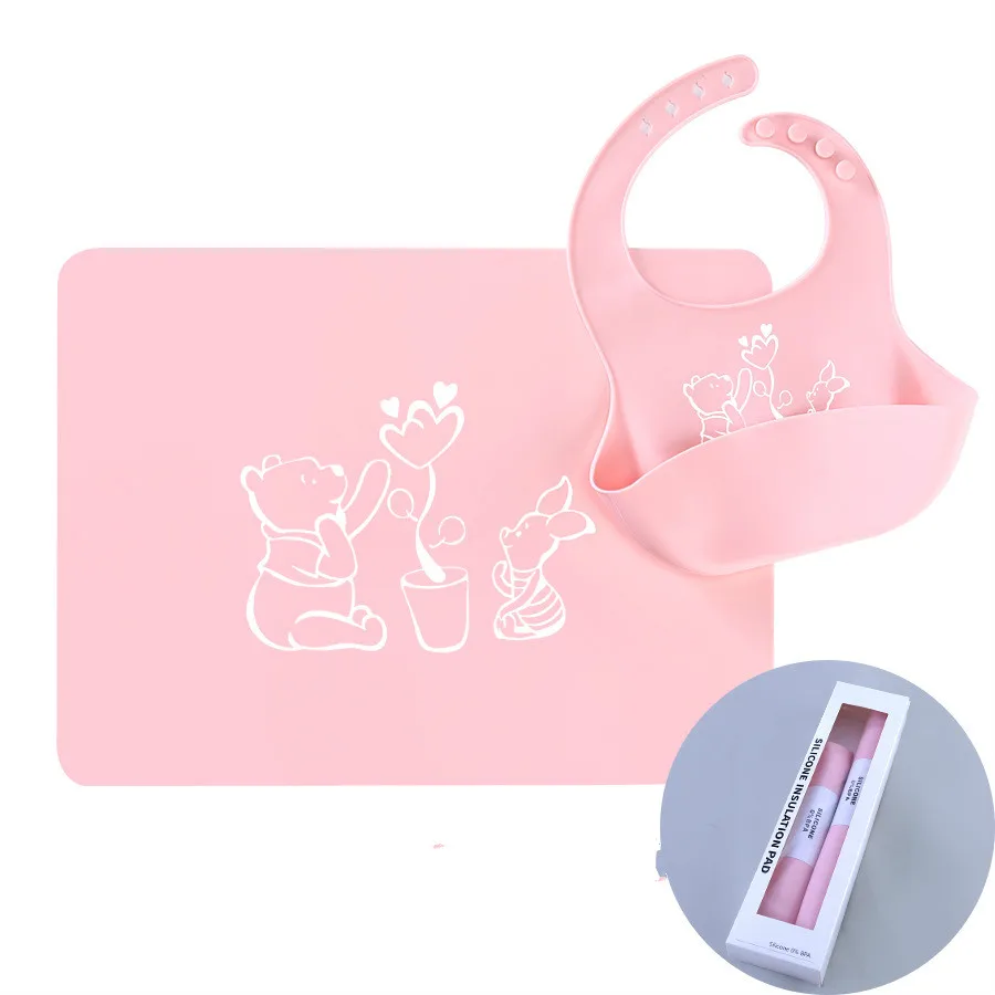 Comfortable Waterproof No-stains Feeding Baby Kit Silicone Baby Bib and Placemat Set
Comfortable Waterproof No-stains Feeding Baby Kit Silicone Baby Bib and Placemat Set