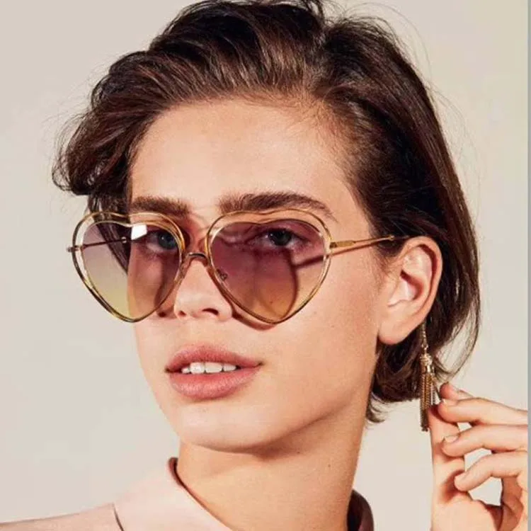 2021 New Heart-shaped Hollow Out Design Personalized Heart Metal UV400 Sunglasses For Women, 6colors
2021 New Heart-shaped Hollow Out Design Personalized Heart Metal UV400 Sunglasses For Women, 6colors