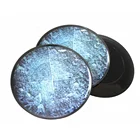 8" Customized Blue Mosaic Printed Plastic Ware Round Dinine Plate Set Melamine Dinner Plate
