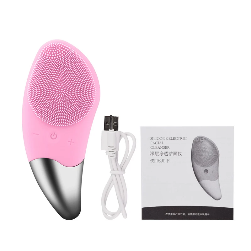 Silicone Face Cleaner Exfoliators Deep Clean Mini Electric Facial Cleansing Brush With Free Sample
Silicone Face Cleaner Exfoliators Deep Clean Mini Electric Facial Cleansing Brush With Free Sample