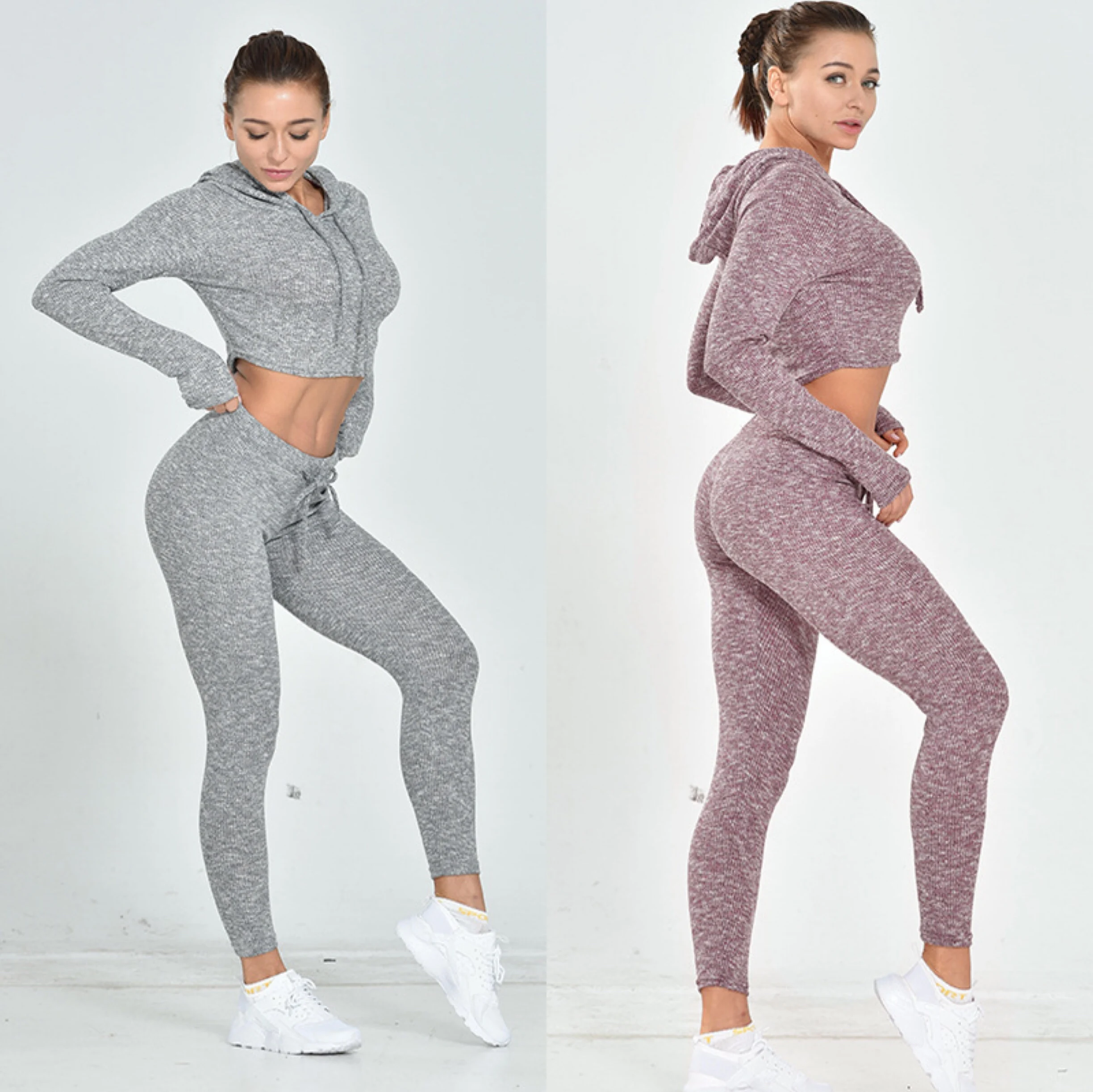 BBTZ008 Fashion trend casual women sportswear high quality yoga wear knitted sexy fitness clothing set, Flare,gray,brown
BBTZ008 Fashion trend casual women sportswear high quality yoga wear knitted sexy fitness clothing set, Flare,gray,brown