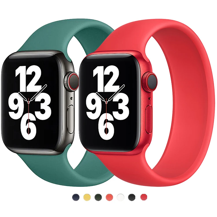 Wholesale Solo Loop 38mm 40m 42mm 44mm Correas Para Pulsera Silicone Watch Bands Pulsera For Apple Watch Strap
Wholesale Solo Loop 38mm 40m 42mm 44mm Correas Para Pulsera Silicone Watch Bands Pulsera For Apple Watch Strap