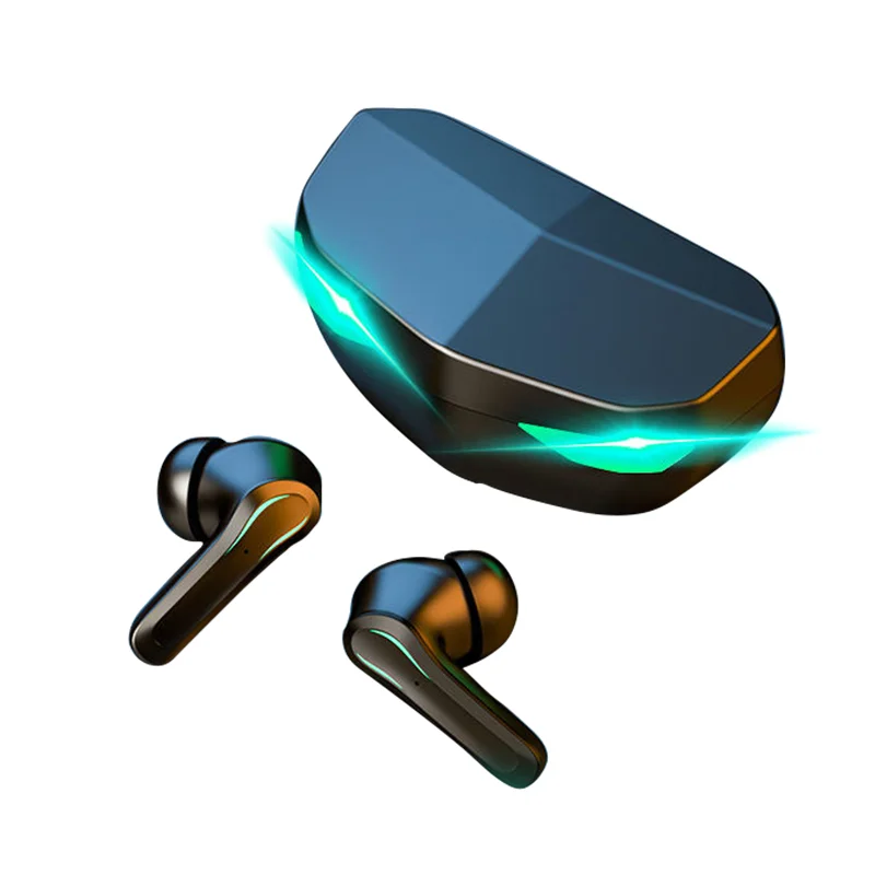 Low Latency Gaming Earphone In-ear Cool Lights Shocking Headphones Wireless Game Tws Earbuds with HD Microphone D17, Black
Low Latency Gaming Earphone In-ear Cool Lights Shocking Headphones Wireless Game Tws Earbuds with HD Microphone D17, Black