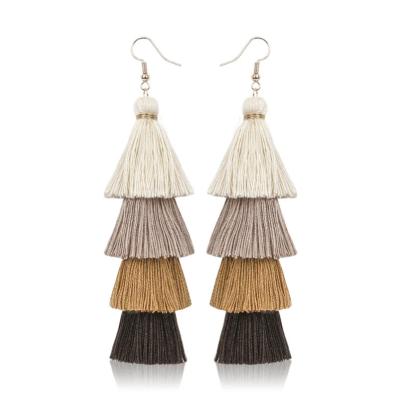 Handmade tassel earrings female ethnic style long earrings bohemian fashion earrings jewelry
Handmade tassel earrings female ethnic style long earrings bohemian fashion earrings jewelry