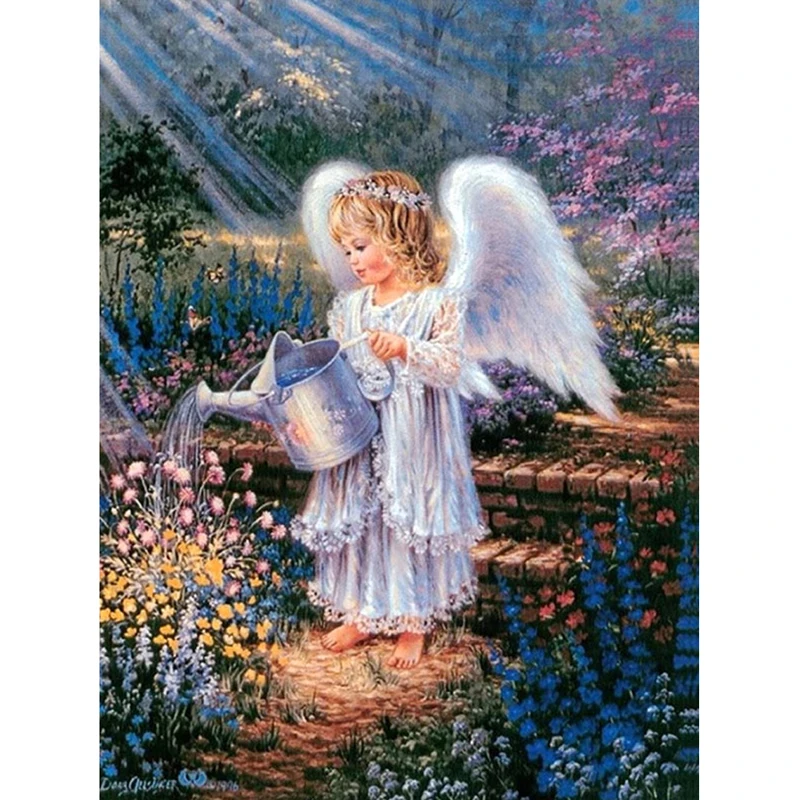 Angel Watering The Flowers Canvas Painting Wall Art 5d Full Square Drill Diamond Painting Home Decoration For Bedroom
Angel Watering The Flowers Canvas Painting Wall Art 5d Full Square Drill Diamond Painting Home Decoration For Bedroom