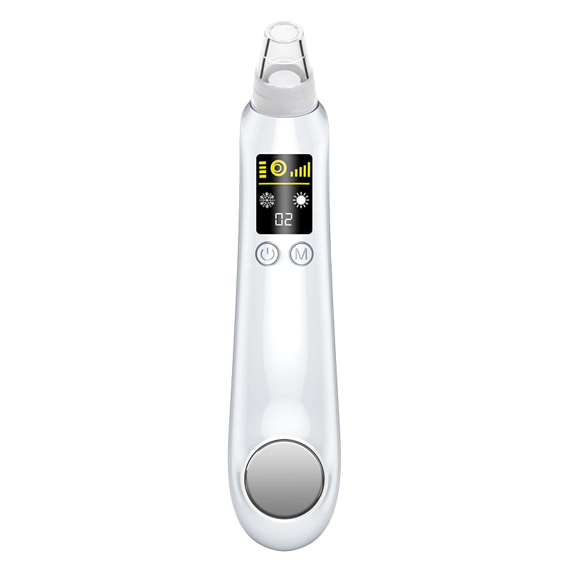 Hot And Cold Pore Cleaner Tool Facial Kit Blackhead Strip Suction Removal Cleansing Instrument Blackhead Remover Vacuum, White
Hot And Cold Pore Cleaner Tool Facial Kit Blackhead Strip Suction Removal Cleansing Instrument Blackhead Remover Vacuum, White