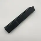 OEM Customized glossy black color PVC plastic Window frame Profile