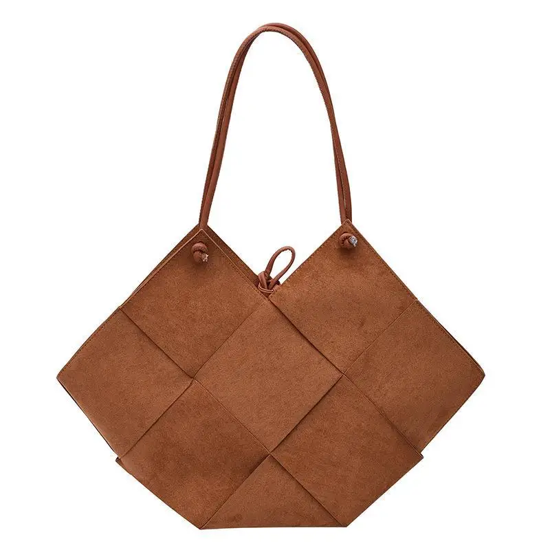 Latest Design fashion solid color knitting casual hand bags ladies suede tote bag handbags for women, Picture color
Latest Design fashion solid color knitting casual hand bags ladies suede tote bag handbags for women, Picture color