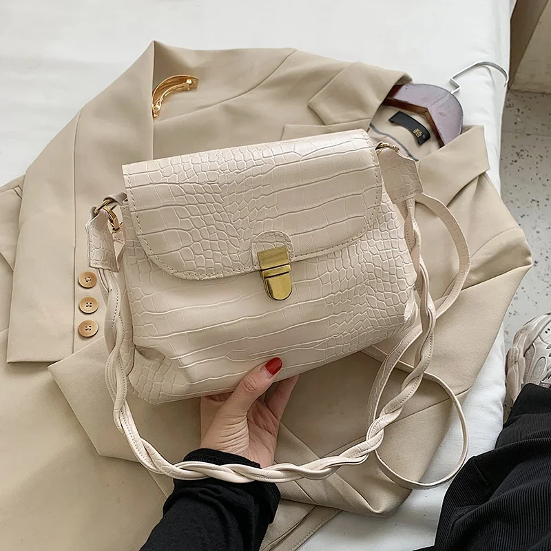 Wholesale Designer Purse Handbags Crossbody Shoulder Ladies crocodile texture pattern Leather bag, White,black,khaki,brown
Wholesale Designer Purse Handbags Crossbody Shoulder Ladies crocodile texture pattern Leather bag, White,black,khaki,brown