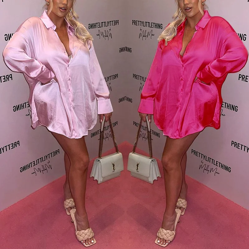 YD Fall designer ladies office wear tops satin polo shirts long sleeve blouse elegant women's blouse
YD Fall designer ladies office wear tops satin polo shirts long sleeve blouse elegant women's blouse