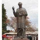Large size metal garden plaza decor saint Clement sculpture for sale