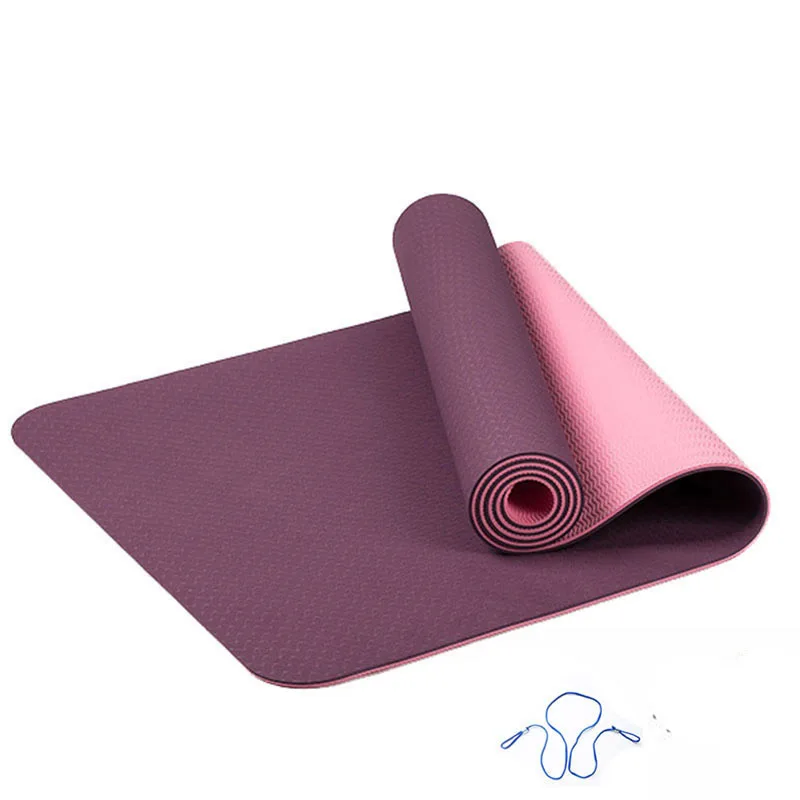6MM TPE Yoga Mat Anti Slip Sports Fitness Exercise Pilates Gym Colchonete For Beginners
6MM TPE Yoga Mat Anti Slip Sports Fitness Exercise Pilates Gym Colchonete For Beginners
