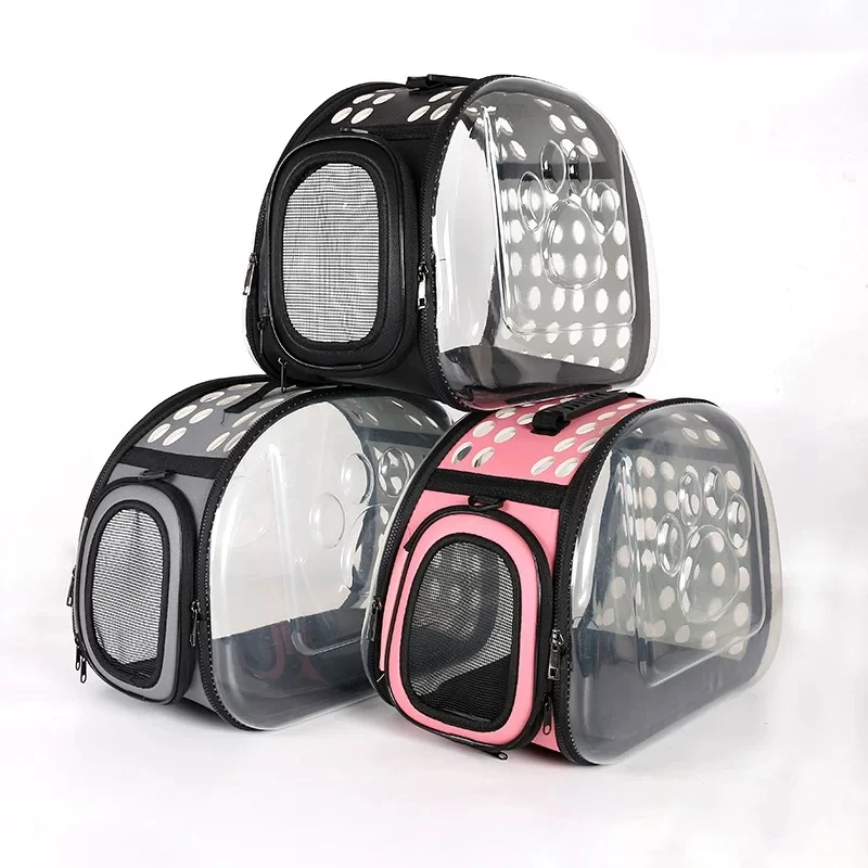 Foldable and Portable Pet Dog Cat Carrying Travel Carrier Bag Transparent With Tape and Storage
Foldable and Portable Pet Dog Cat Carrying Travel Carrier Bag Transparent With Tape and Storage