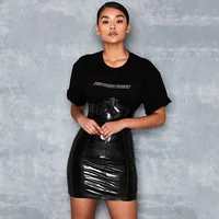 High Waist PU Leather Skirt Women Black Bodycon Dress Casual Short Mini Pencil Skirts
High Waist PU Leather Skirt Women Black Bodycon Dress Casual Short Mini Pencil Skirts