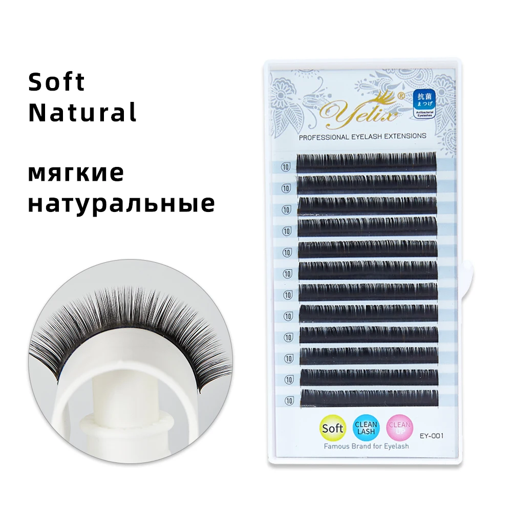 Yelix Supplies Wholesale Individual Round Eyelash Extensions Eyelash Extension False Eyelashes Extensiones Classic Lash Trays, Light black
Yelix Supplies Wholesale Individual Round Eyelash Extensions Eyelash Extension False Eyelashes Extensiones Classic Lash Trays, Light black