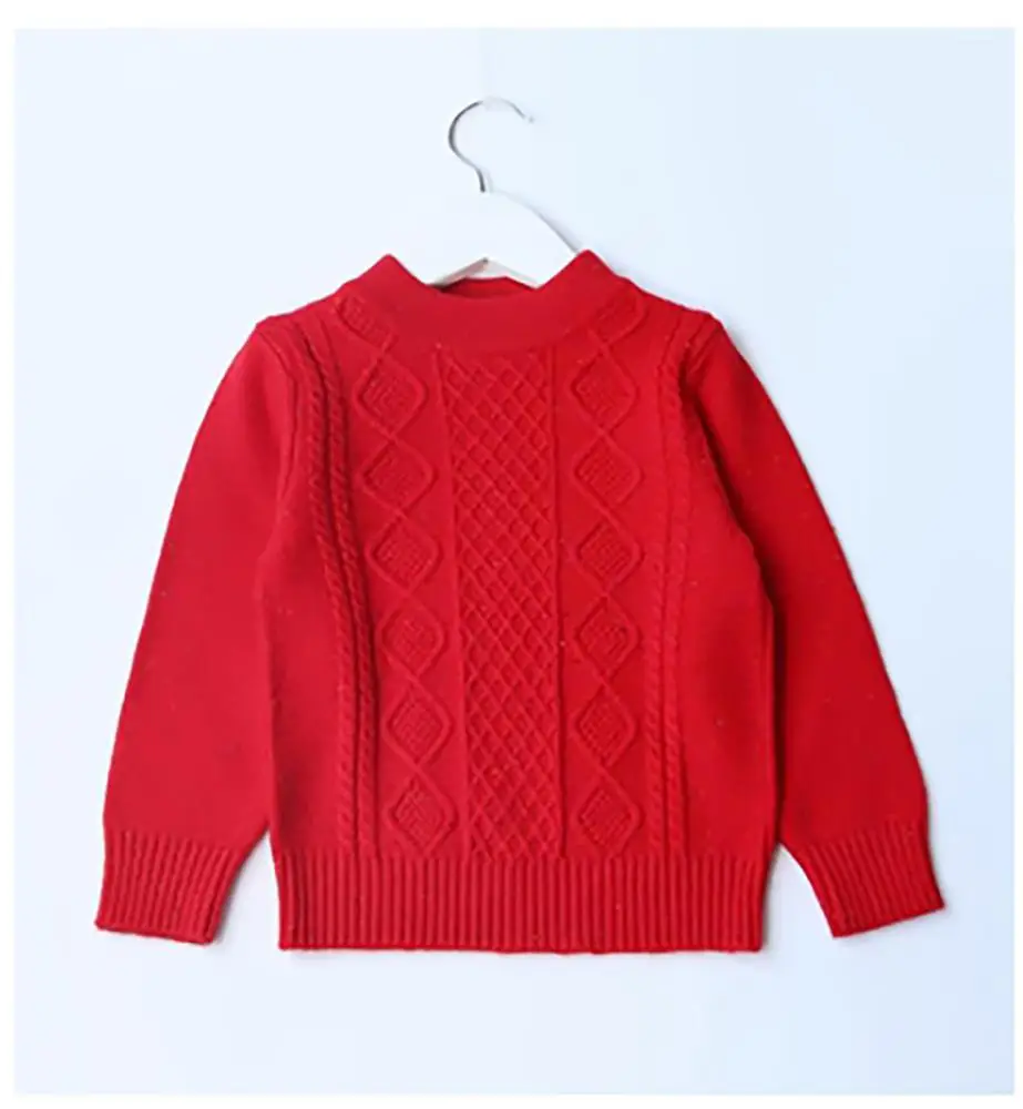 Autumn and winter half-high collar baby thick sweater solid color pullover children's sweater
Autumn and winter half-high collar baby thick sweater solid color pullover children's sweater
