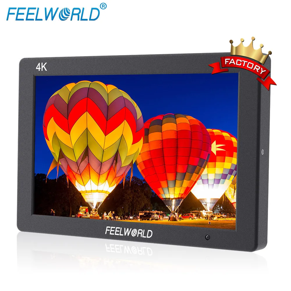 FEELWORLD Most Budget 7 Inch 4K HDMI Signal HDMI In and Out Monitor T7 for Cameras and Gimbals
FEELWORLD Most Budget 7 Inch 4K HDMI Signal HDMI In and Out Monitor T7 for Cameras and Gimbals