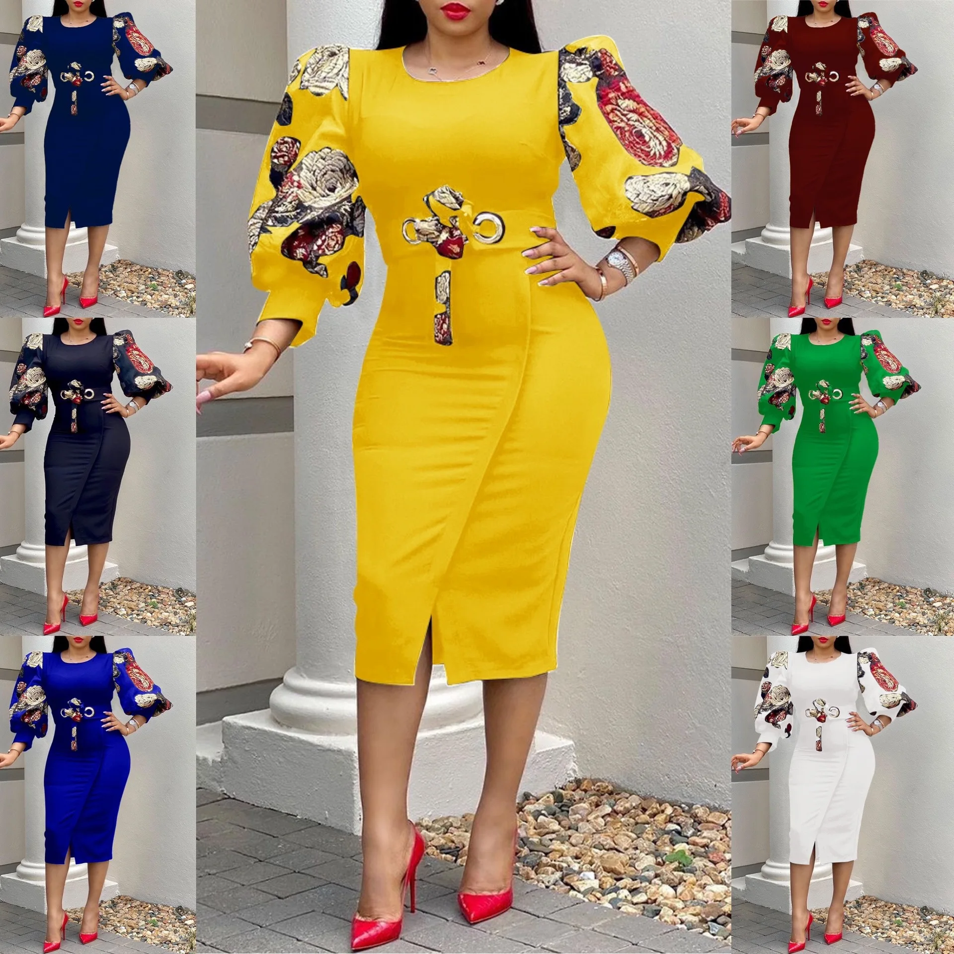 IDS 2021 Fashion Elegant Printed Patchwork Africa Women Plus Size African Dashiki Shirt Casual Dress, 7 colours
IDS 2021 Fashion Elegant Printed Patchwork Africa Women Plus Size African Dashiki Shirt Casual Dress, 7 colours