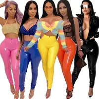 Wholesale dropship prom autumn plus size high waist tight pu leather pants trousers for women
Wholesale dropship prom autumn plus size high waist tight pu leather pants trousers for women