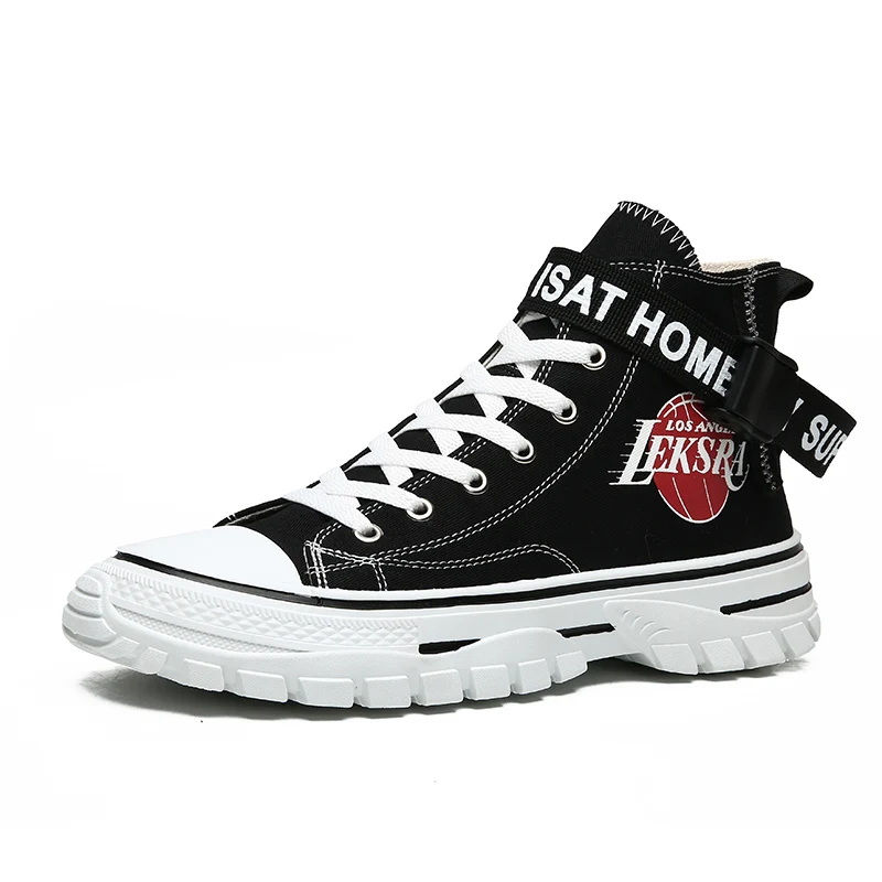 High quality autumn Korean version of the wild high calf street personality shoes shoes boys casual canvas shoes
High quality autumn Korean version of the wild high calf street personality shoes shoes boys casual canvas shoes