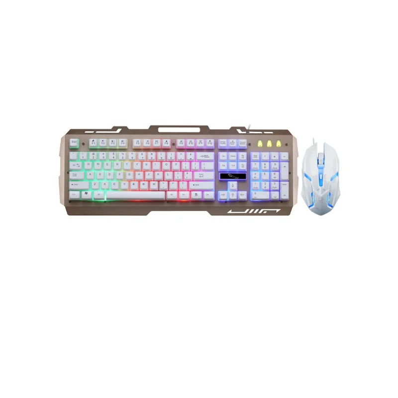 G700 photoelectric usb metal steel plate game competitive keyboard mouse feeling mechanical gaming Keyboard Mouse set
G700 photoelectric usb metal steel plate game competitive keyboard mouse feeling mechanical gaming Keyboard Mouse set