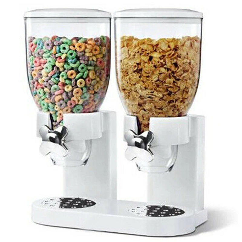 Plastic Dual Control Indispensable Cereal Dry Food Dispenser Kitchen Food Organizer, Customized color
Plastic Dual Control Indispensable Cereal Dry Food Dispenser Kitchen Food Organizer, Customized color