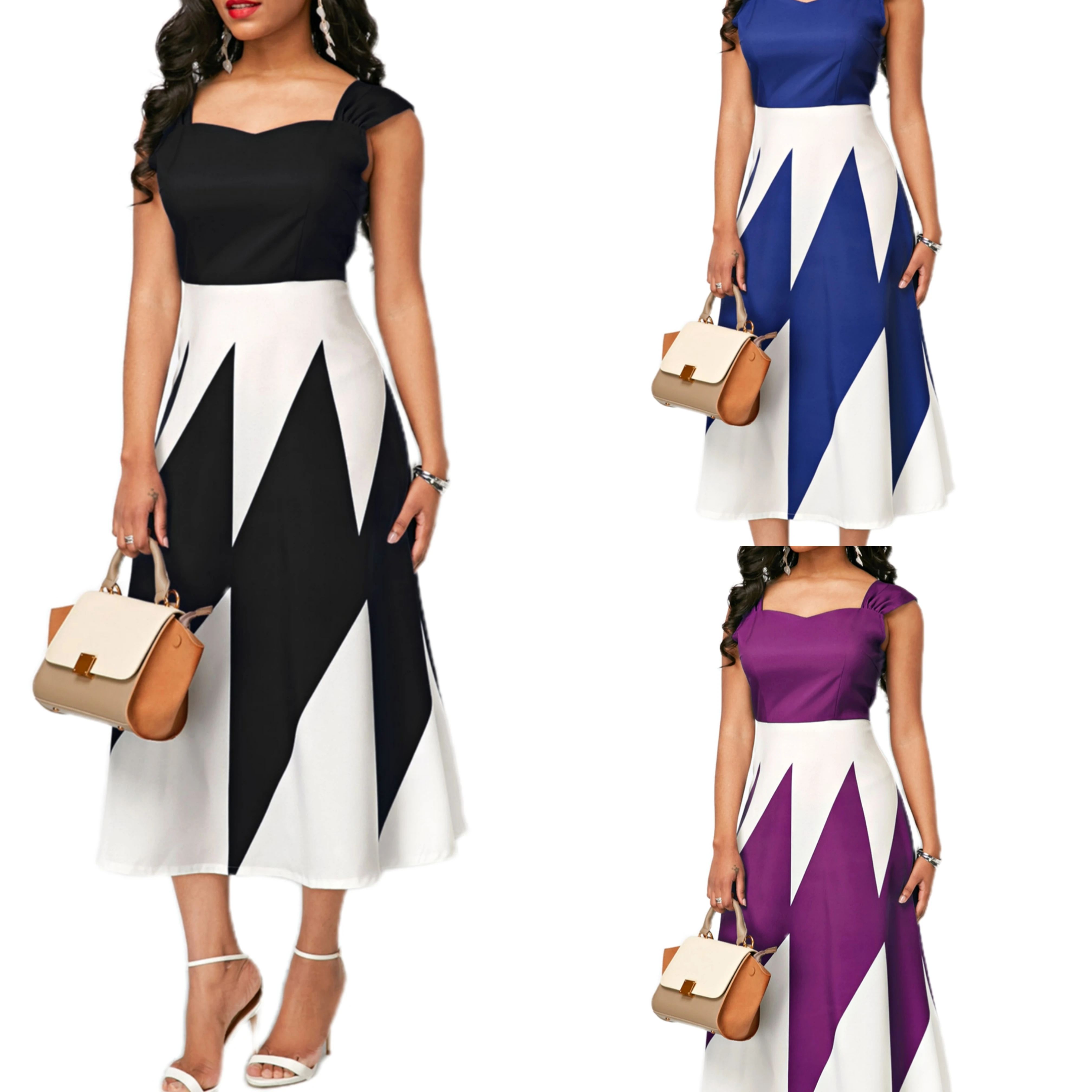 Size S To 5 XL Plus Size Sleeveless High Waist Geometric Print Simple Casual Women Maxi Dress
Size S To 5 XL Plus Size Sleeveless High Waist Geometric Print Simple Casual Women Maxi Dress