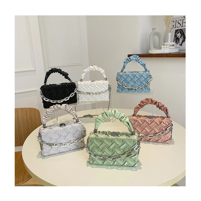 Weaving Small Soft Fabric Crossbody Bags for Women Brand Trendy Designer Evening Lady Shoulder Bags Ruched Handle Party Handbags
Weaving Small Soft Fabric Crossbody Bags for Women Brand Trendy Designer Evening Lady Shoulder Bags Ruched Handle Party Handbags