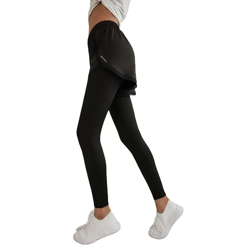 WIIPU Two-piece fitness pants women's stretch tight running culottes quick-drying high-waist yoga pants
WIIPU Two-piece fitness pants women's stretch tight running culottes quick-drying high-waist yoga pants